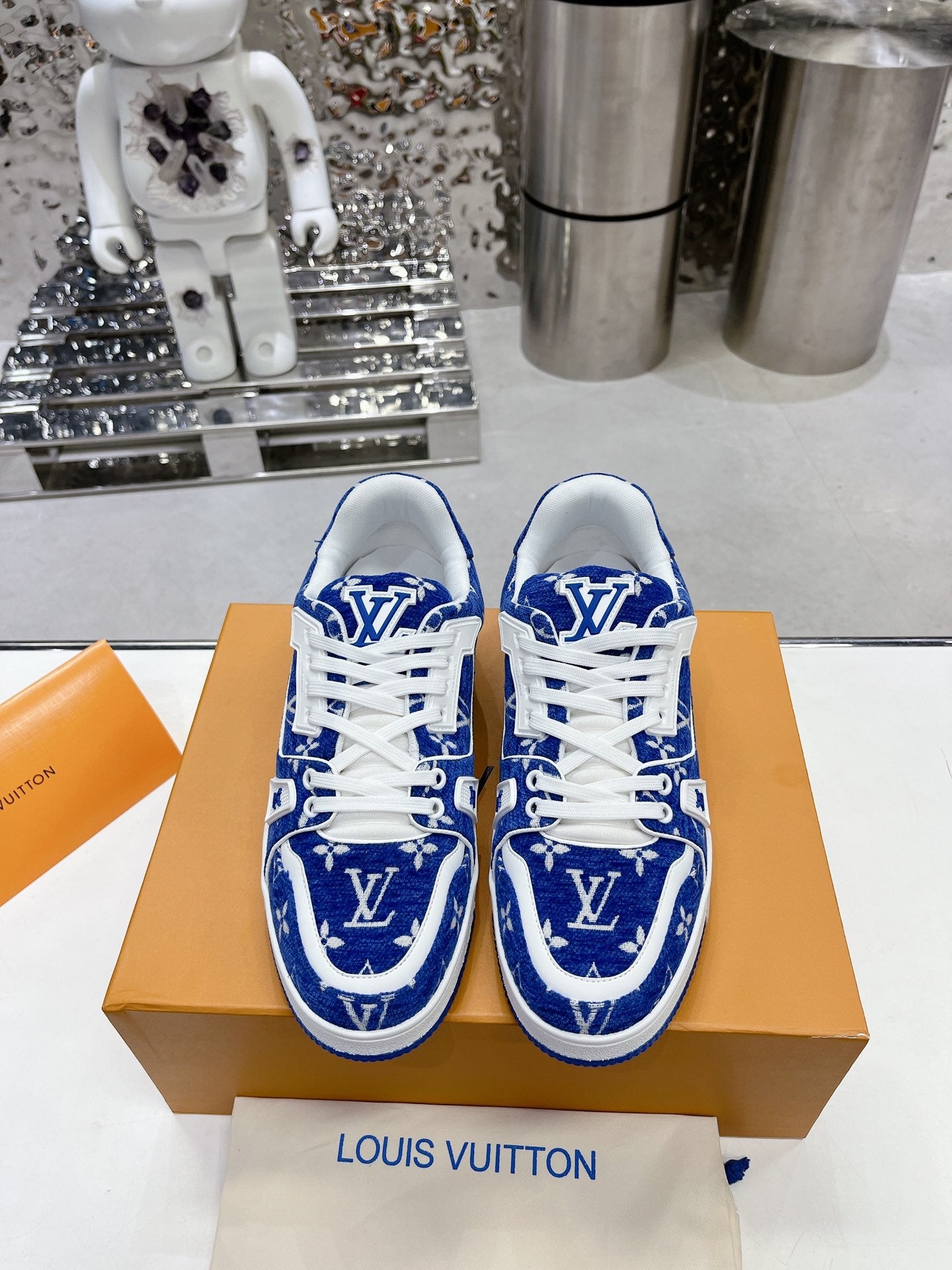 LV low trainer sneaker 'Blue'