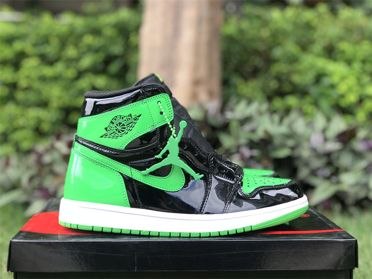Air Jordan 1 Retro Patent Leather 'Black & Green'