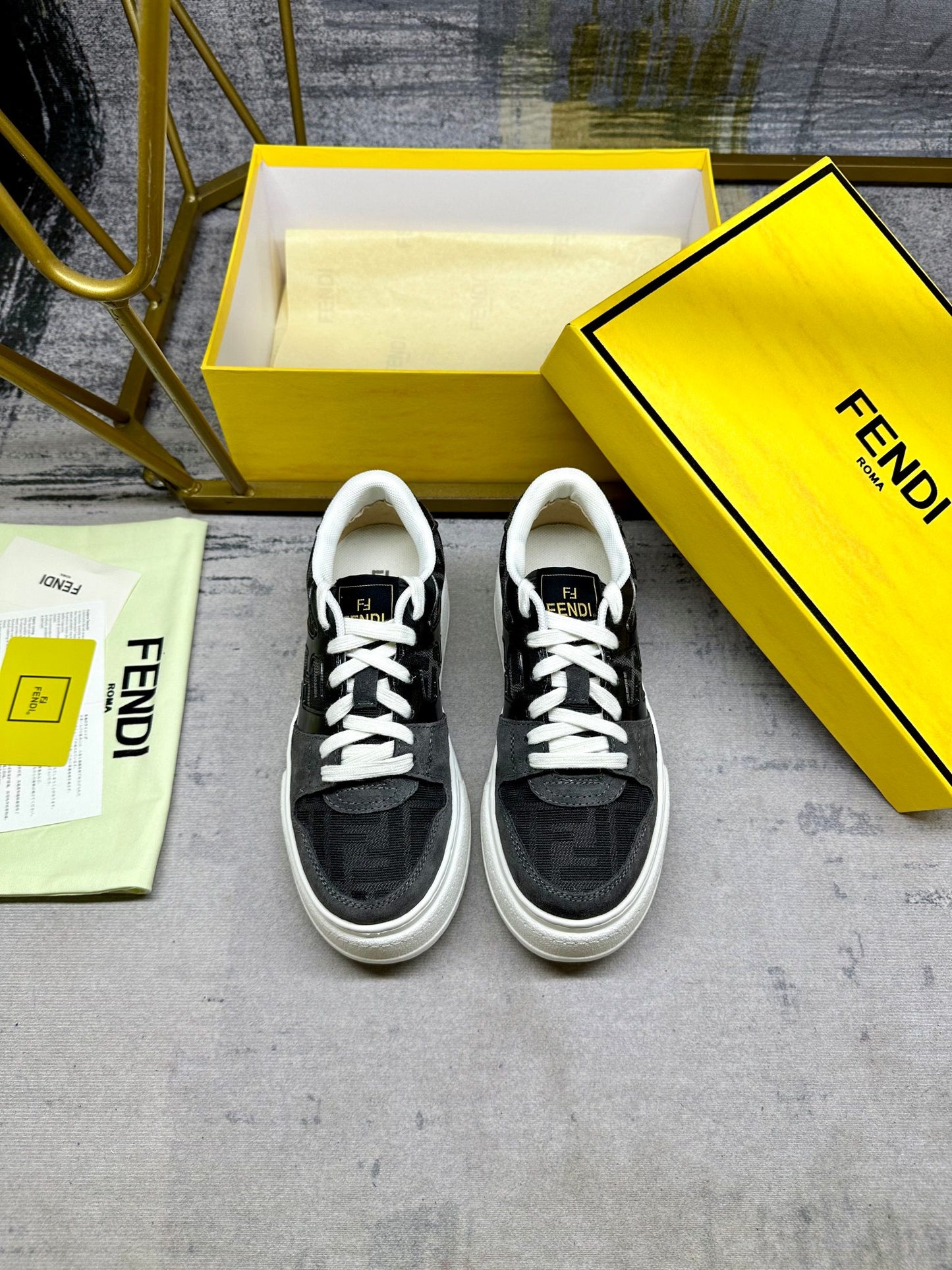 Fendi Sneakers low 'Black & Grey'