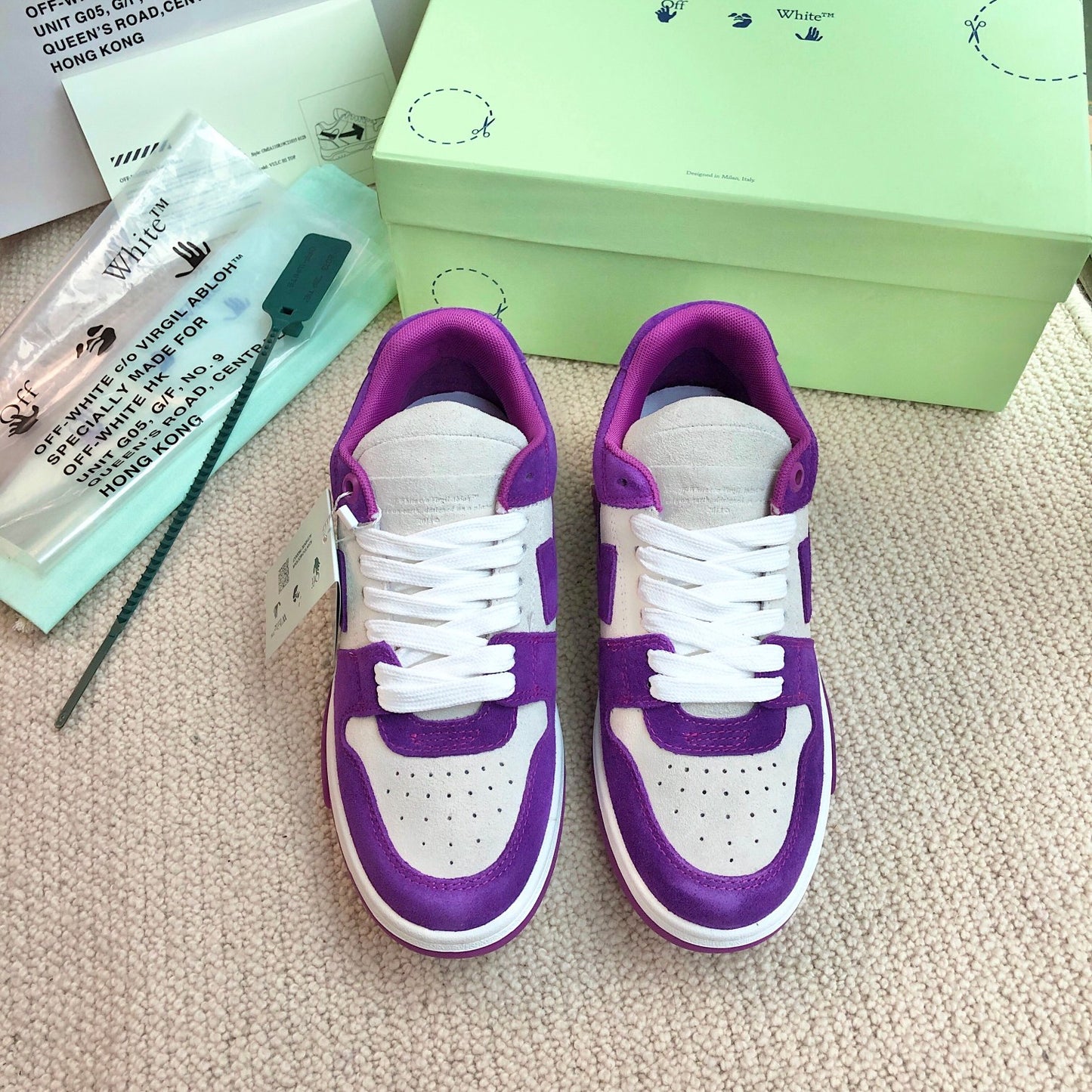 Off White Sneaker ‘Purple’