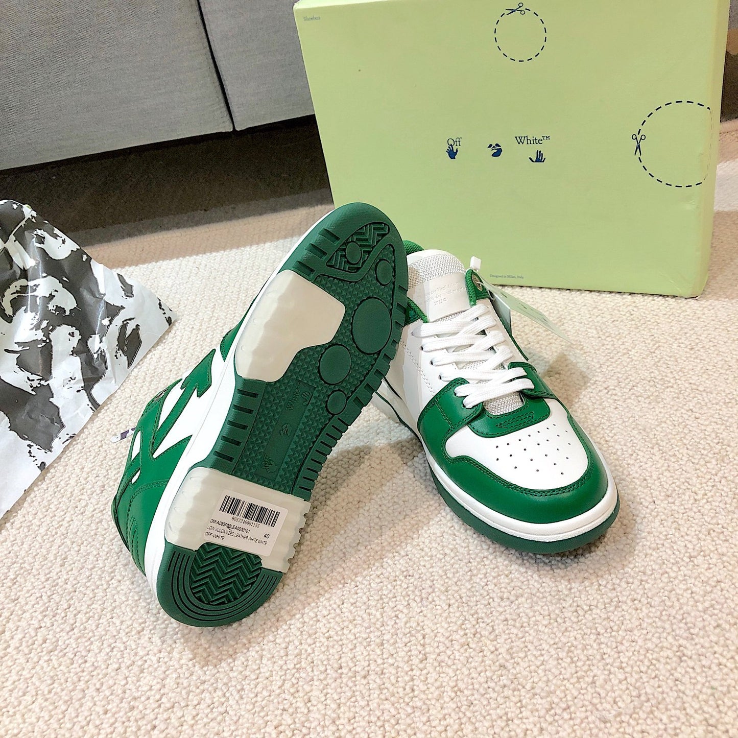 Off White Sneaker ‘Green White’