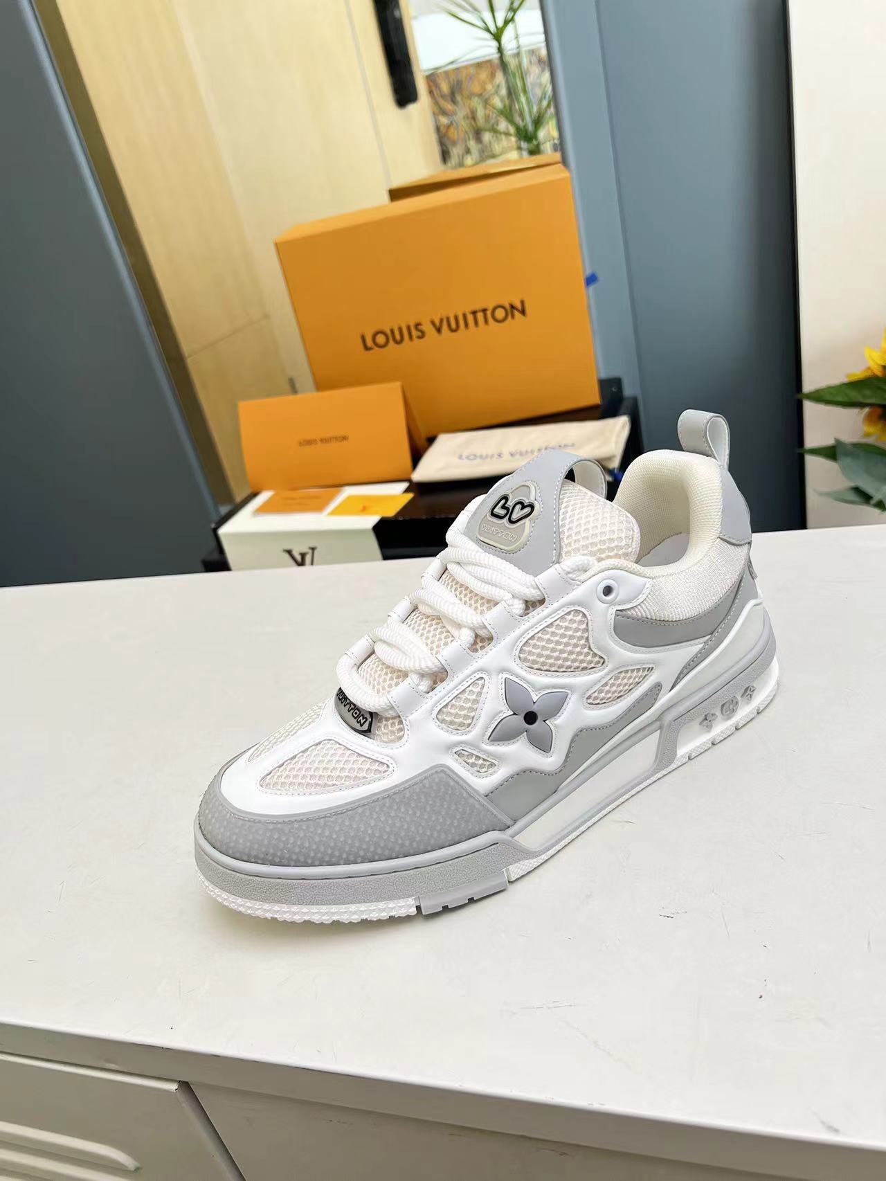 LV Skate Sneaker 'Pure White'