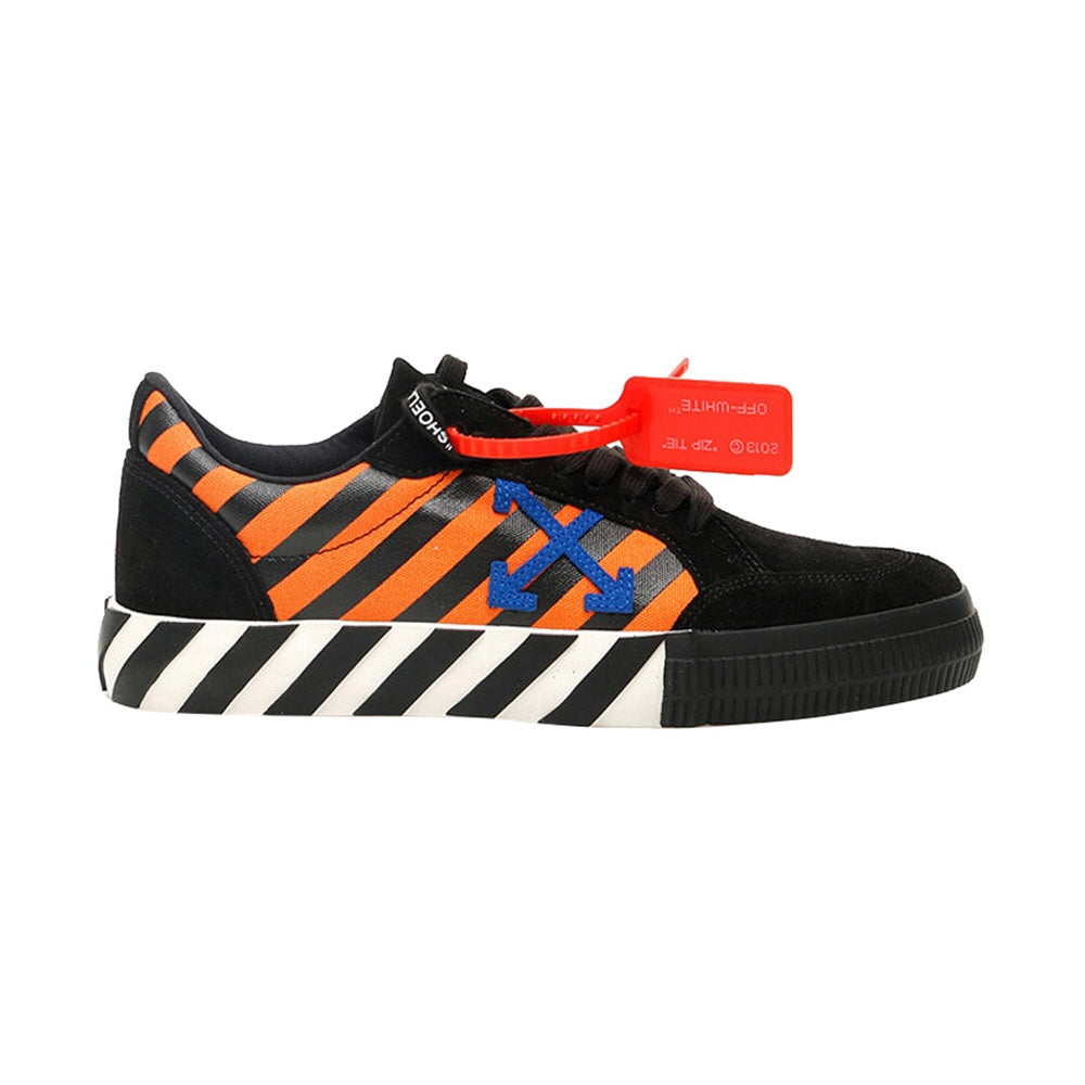 Off-White Low Vulcanized Sneaker 'Black, orange, white’