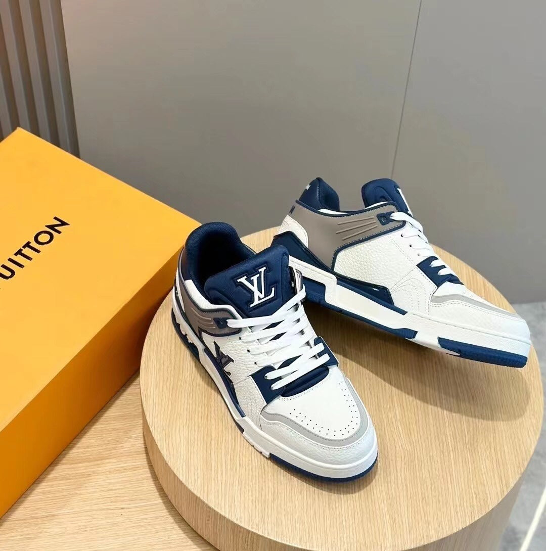 LV 2024 New Series Sports Shoe 'Blue and White'