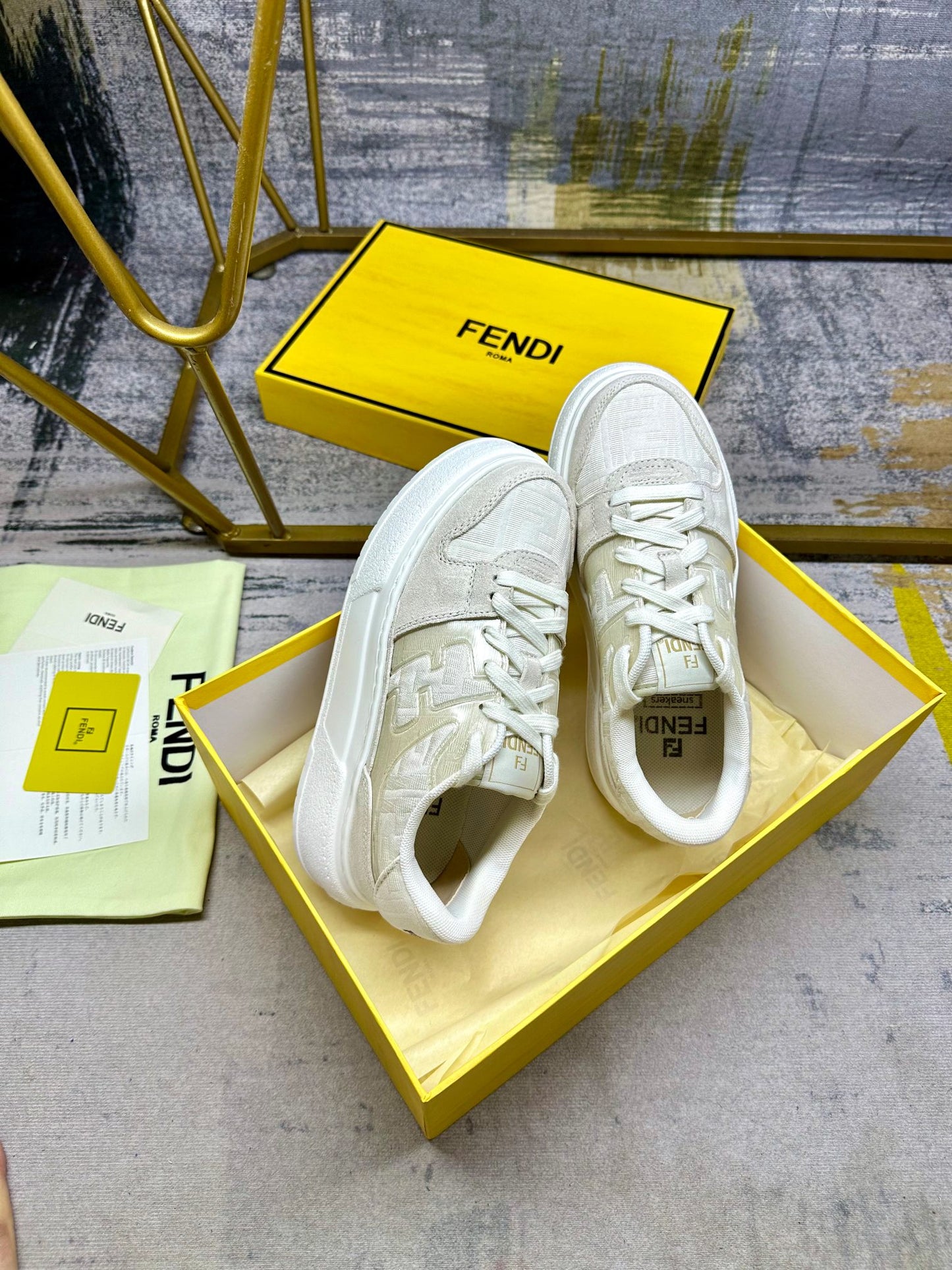 Fendi Sneakers low 'Pure White'