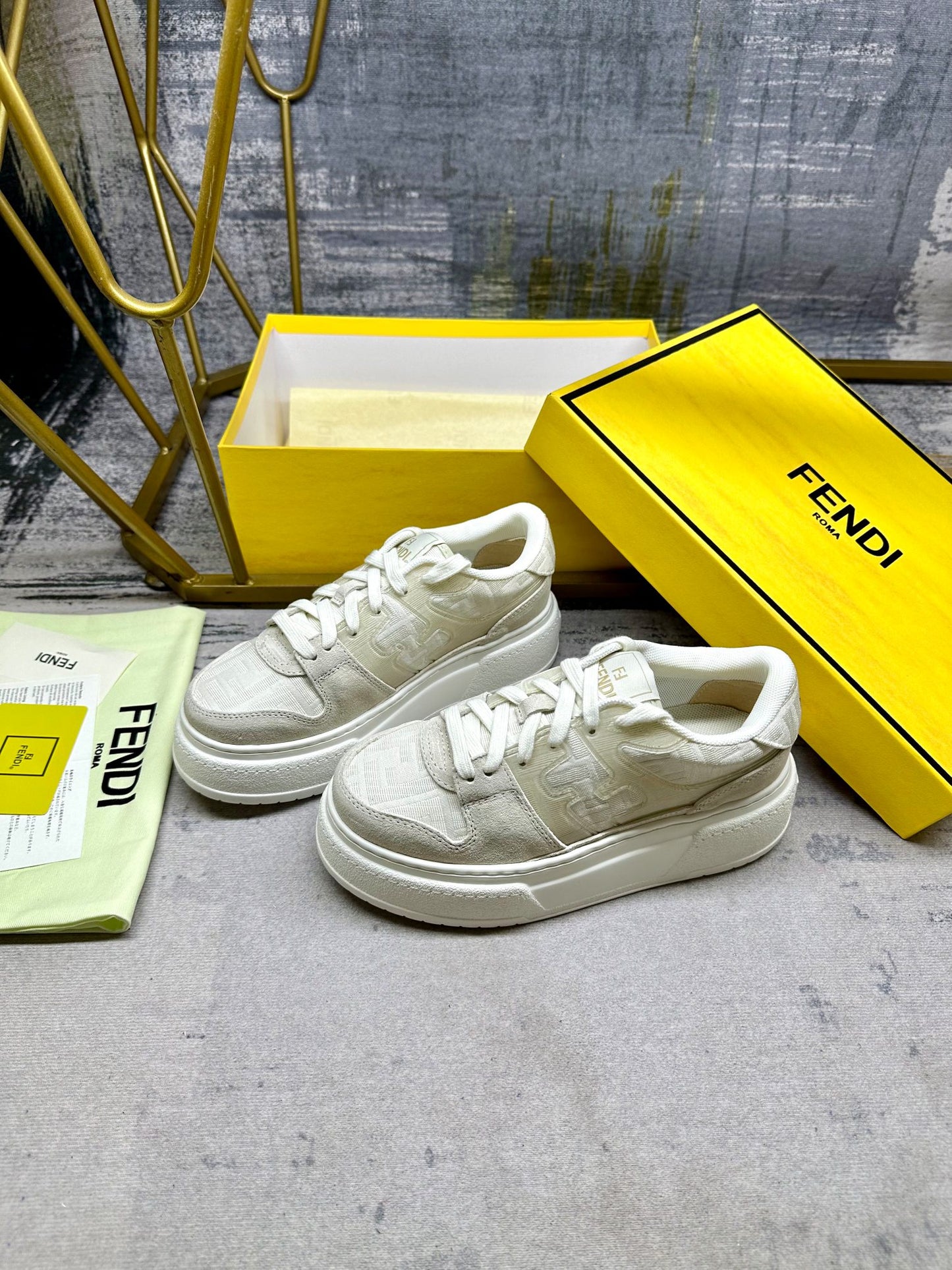 Fendi Sneakers low 'Pure White'
