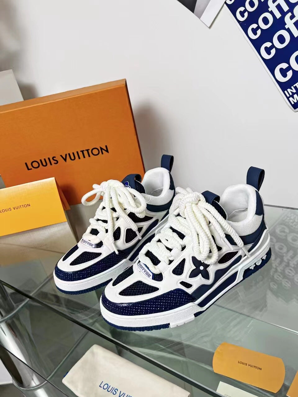 LV Skate Sneaker 'Navy Blue Marine'