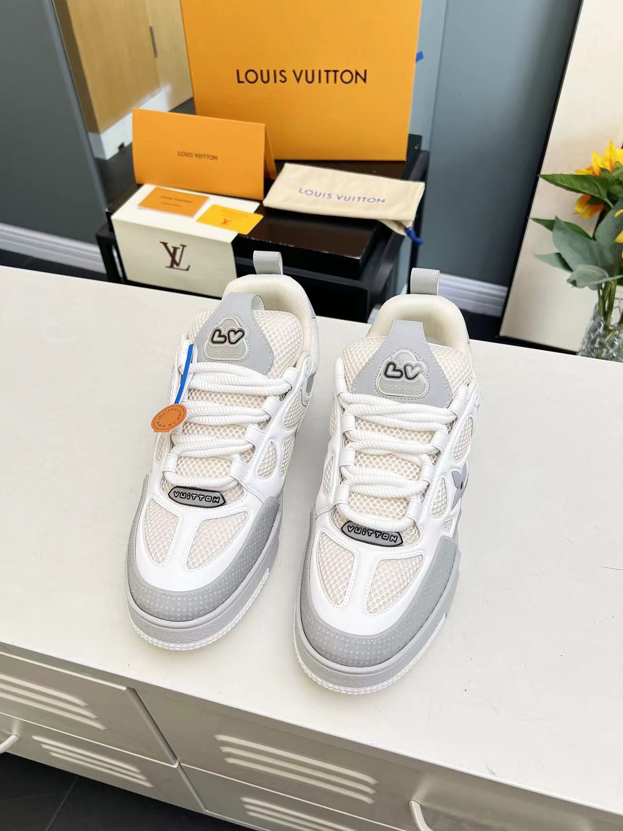LV Skate Sneaker 'Pure White'