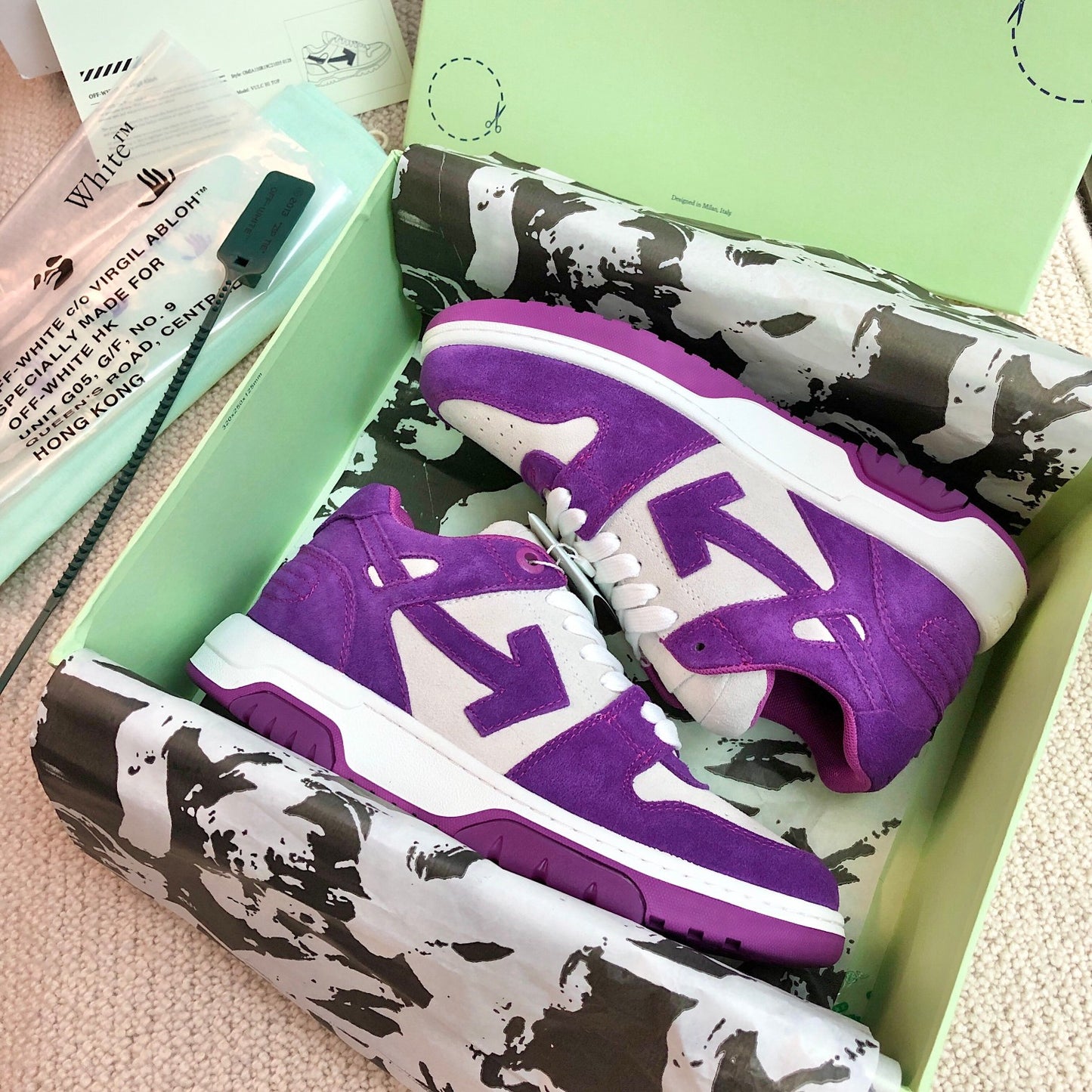 Off White Sneaker ‘Purple’