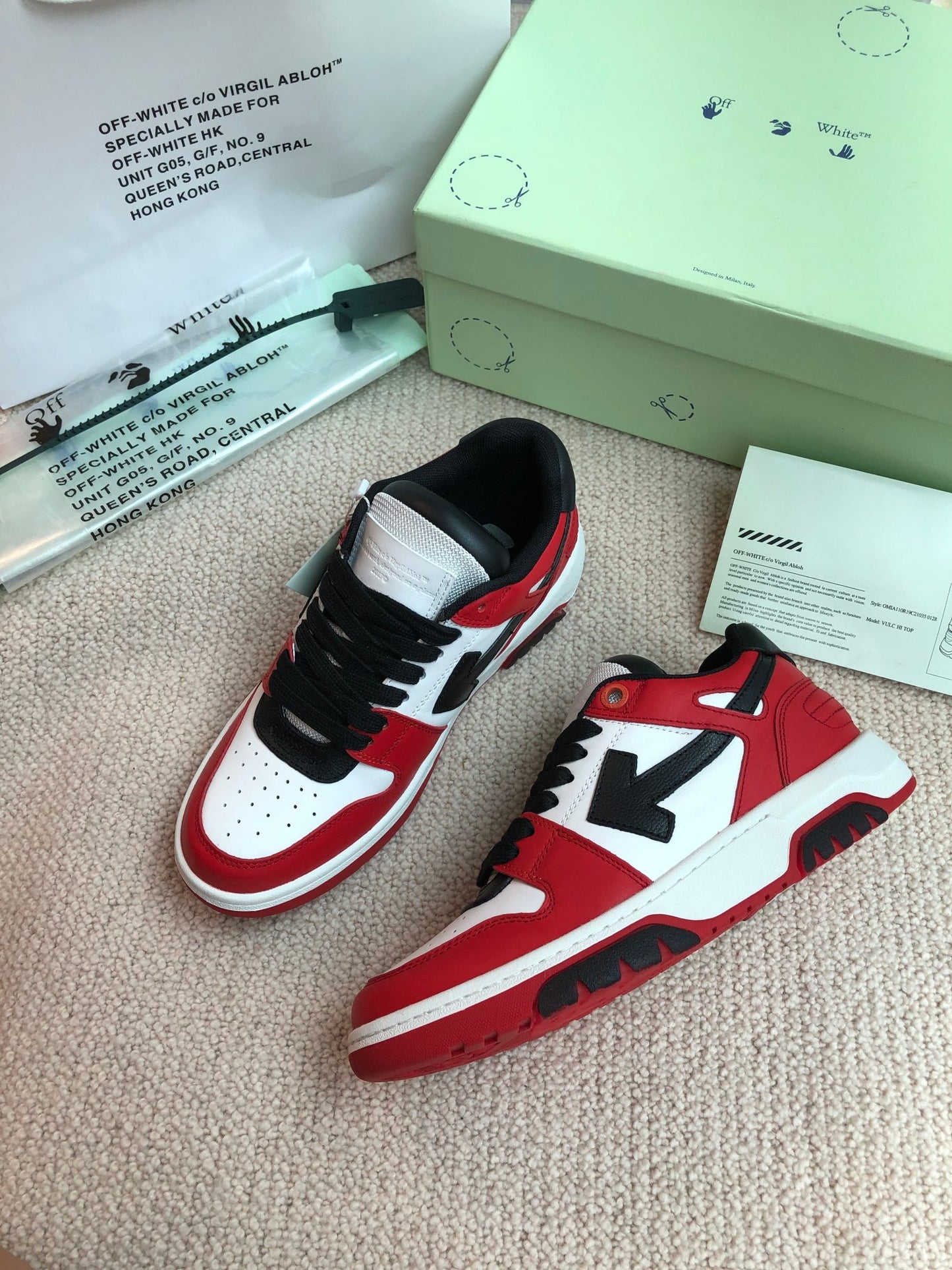 Off White Sneaker ‘Red white Bkack’