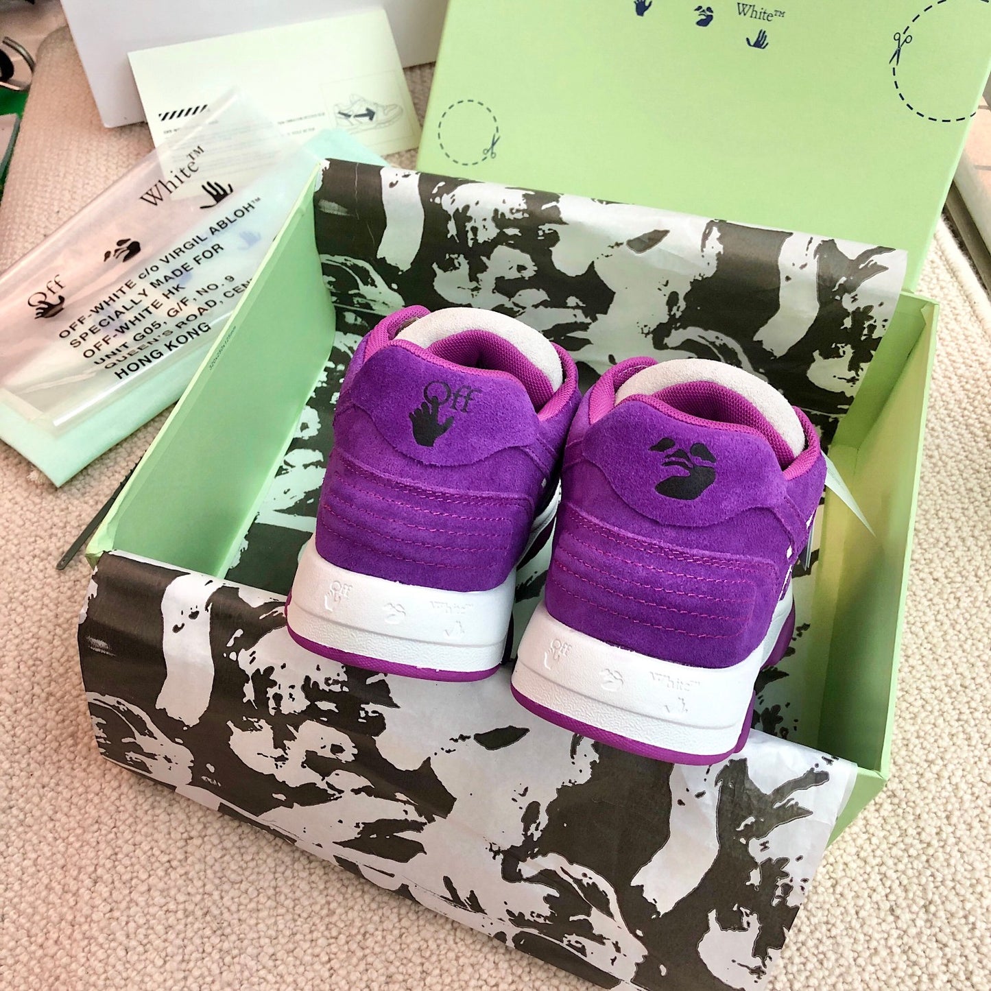 Off White Sneaker ‘Purple’