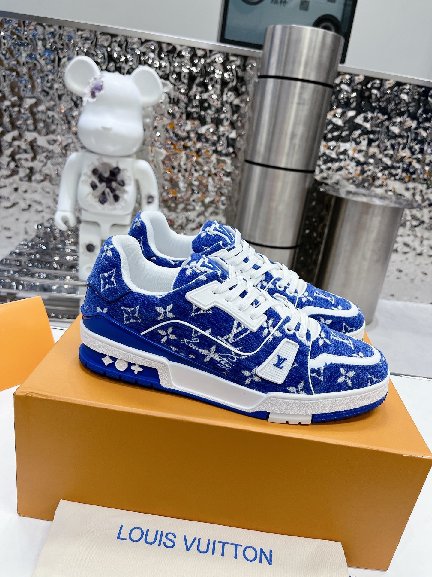 LV low trainer sneaker 'Blue'
