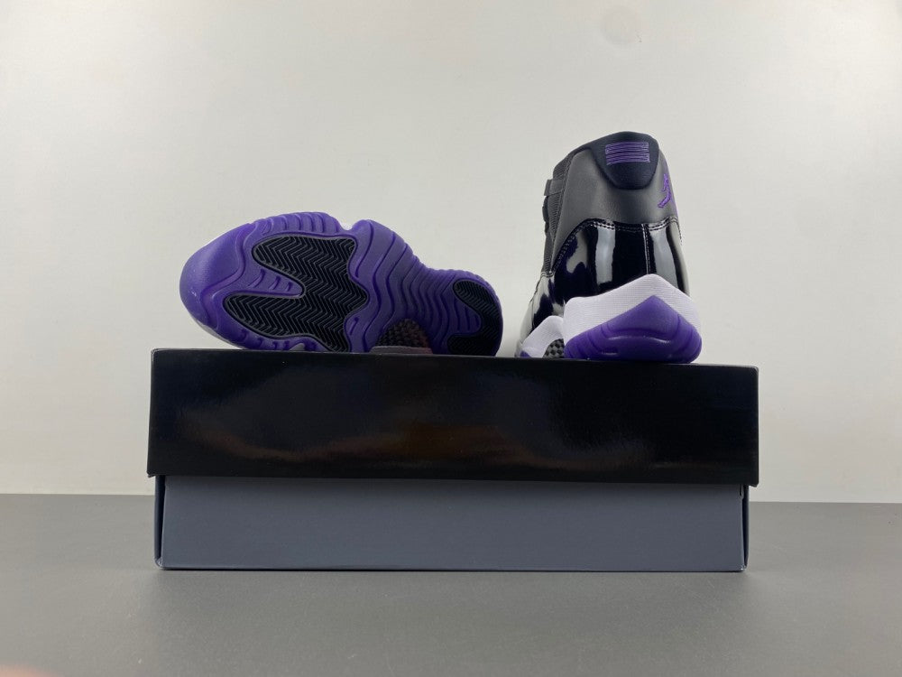Air Jordan 11 'Concord White, Black, & Purple