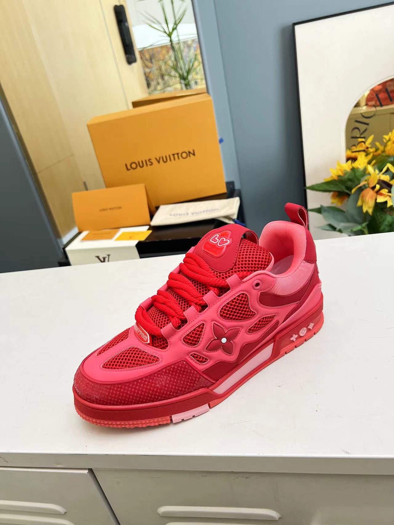 LV Skate Sneaker 'Red'