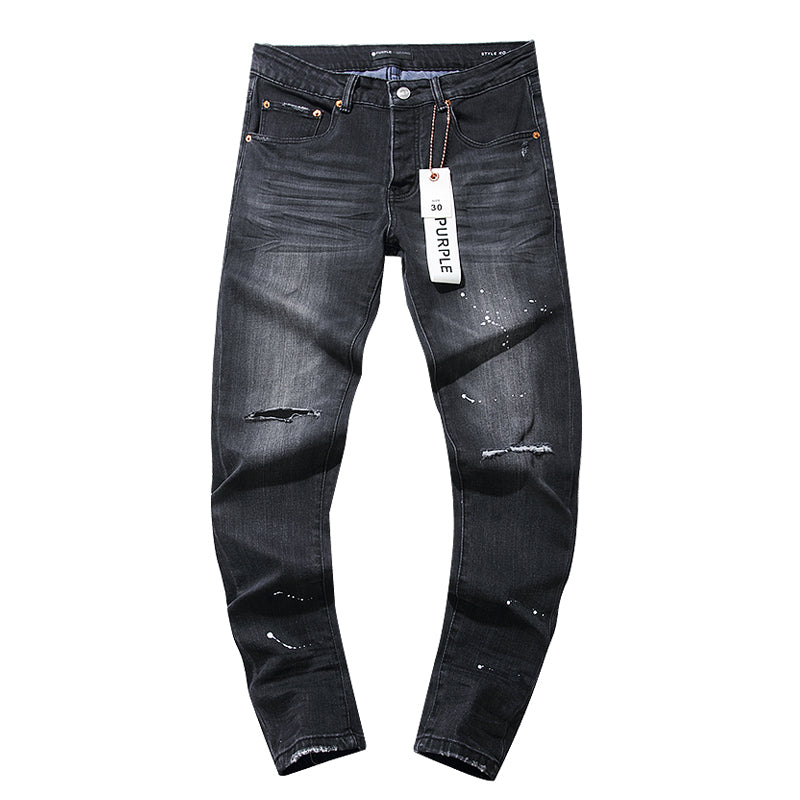 Purple Jeans (blk|white spotted) 2