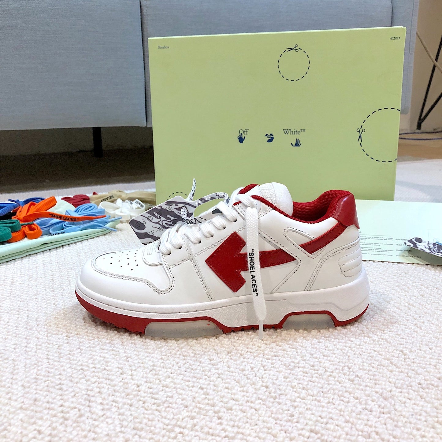 Off White Sneaker ‘White Red’