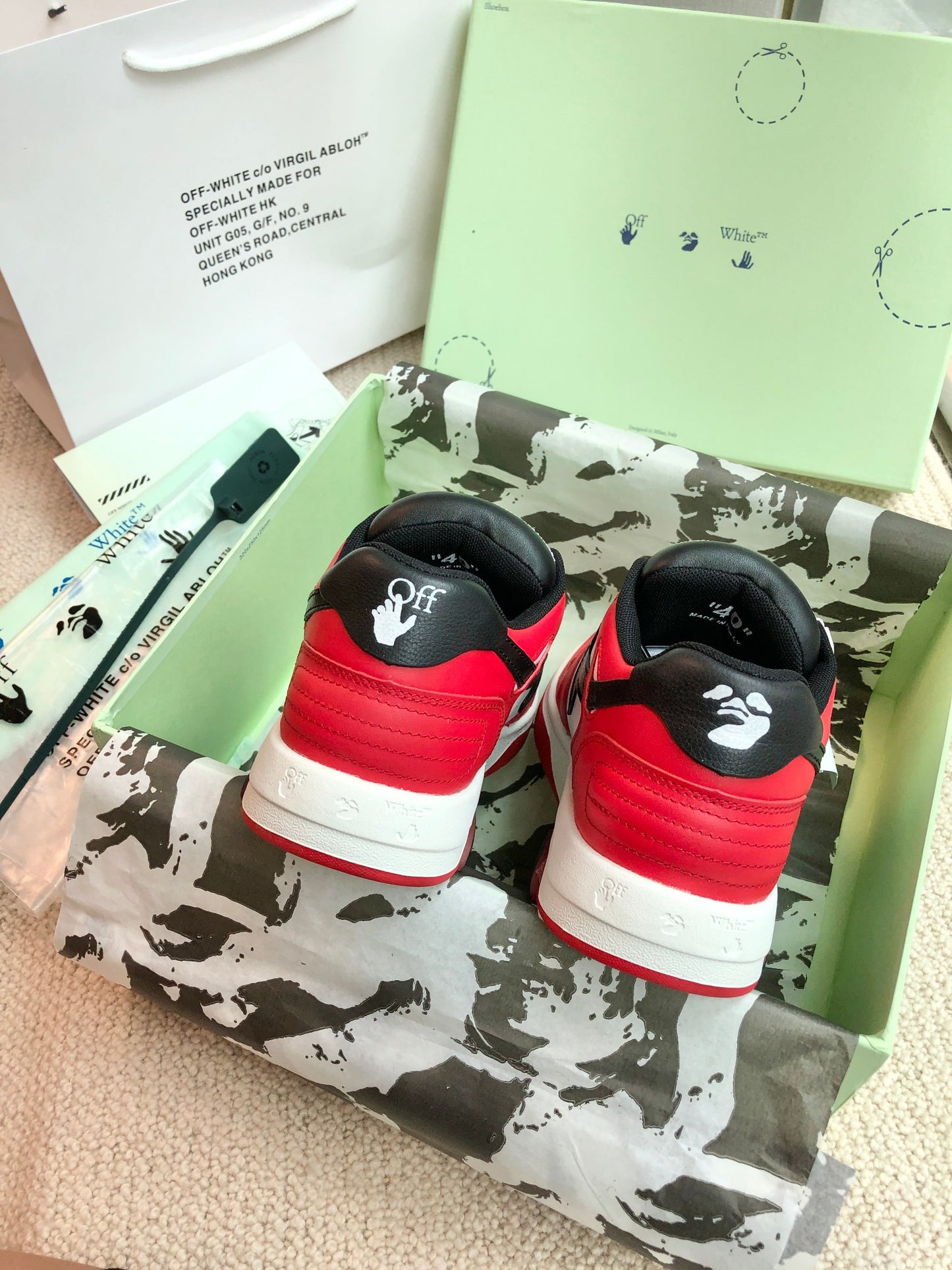 Off White Sneaker ‘Red white Bkack’