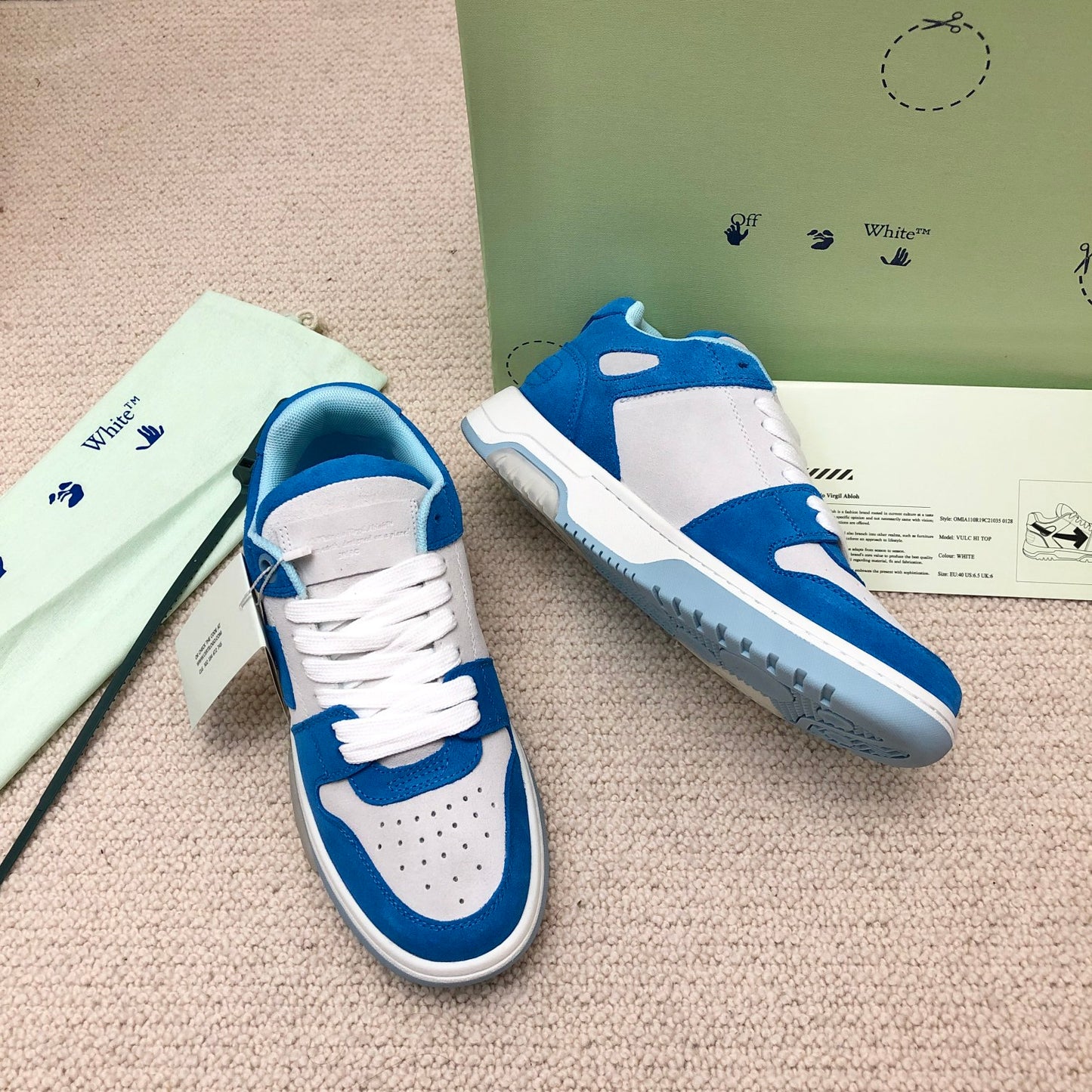 Off White Sneaker ‘Blue’