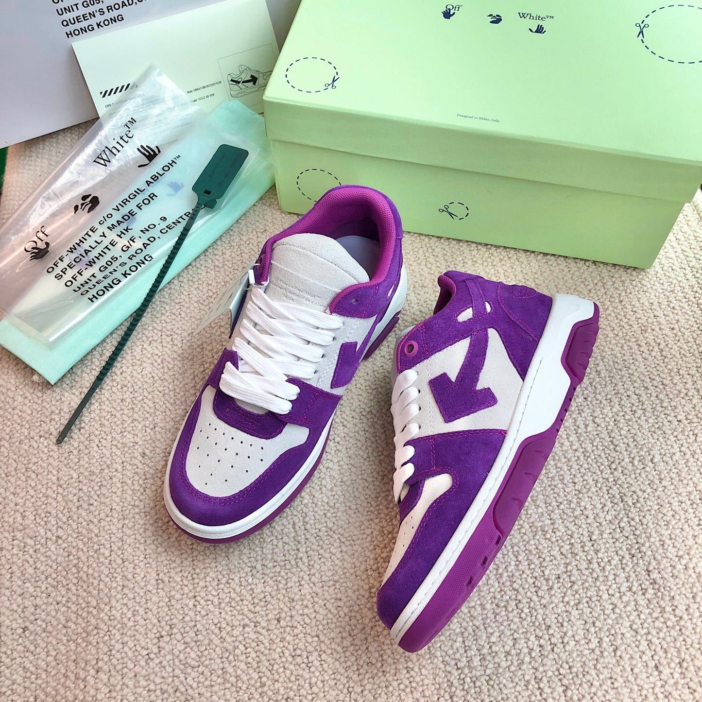 Off White Sneaker ‘Purple’