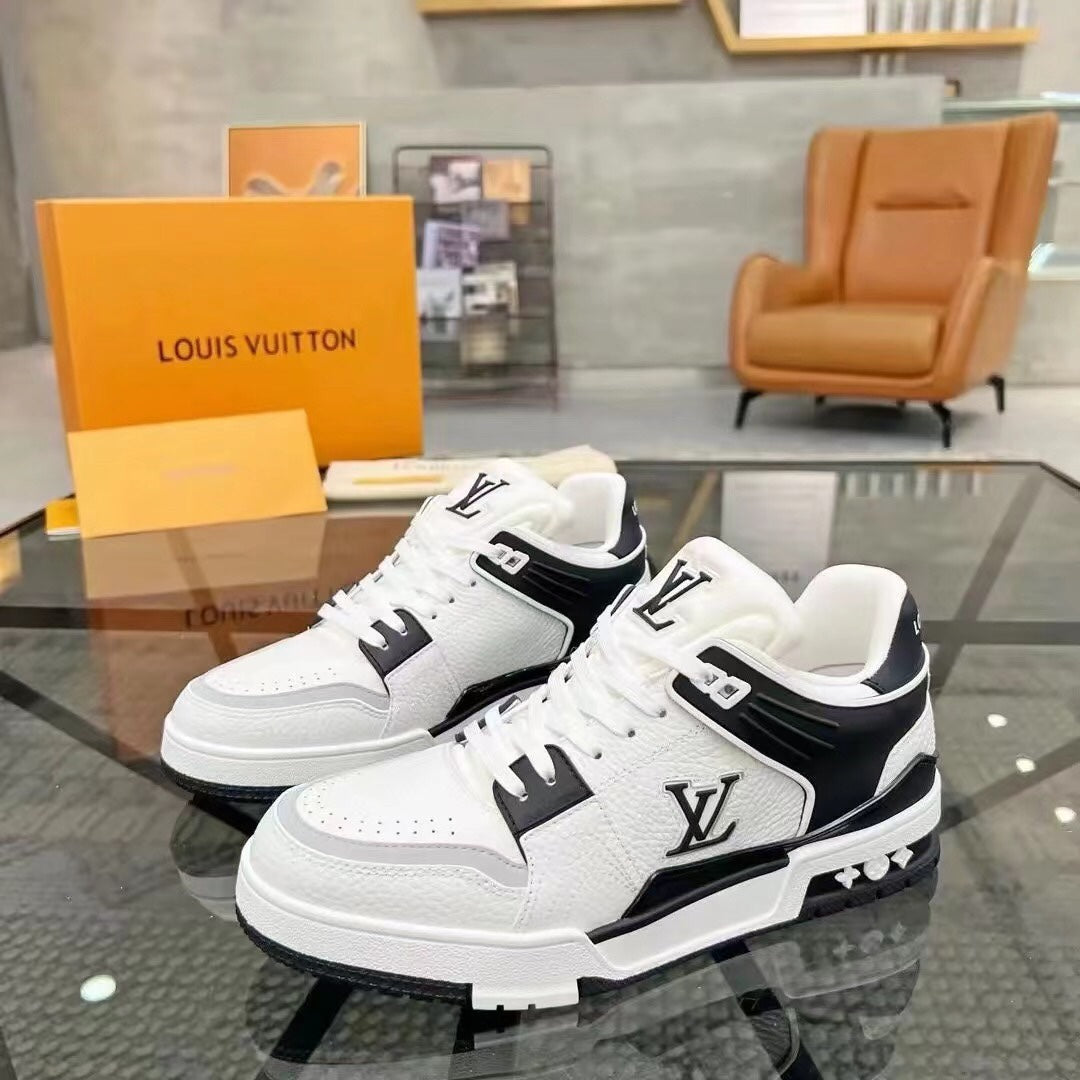 LV 2024 New Series Sports Shoe 'White & Black'