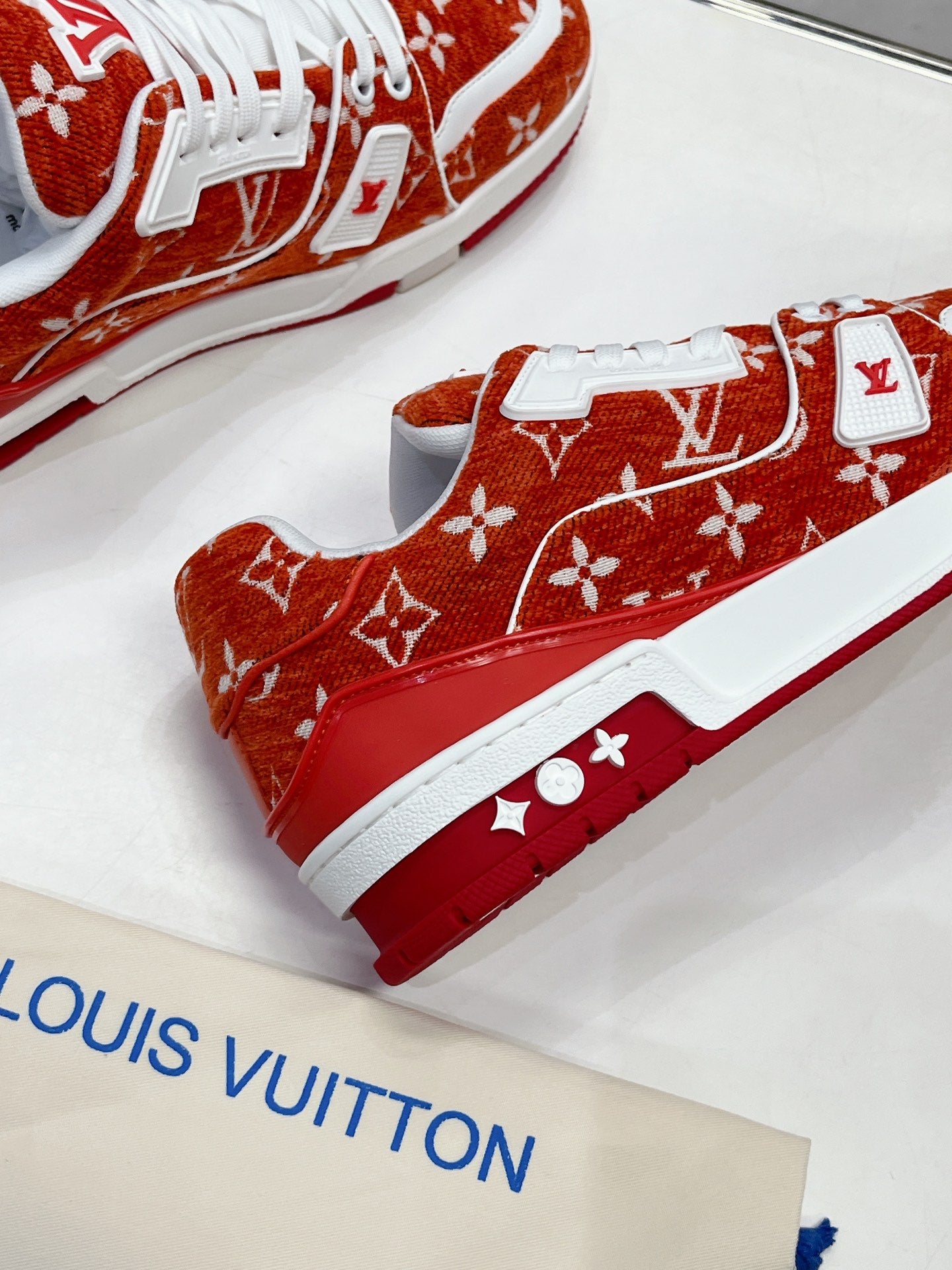 LV low trainer sneaker 'Red'