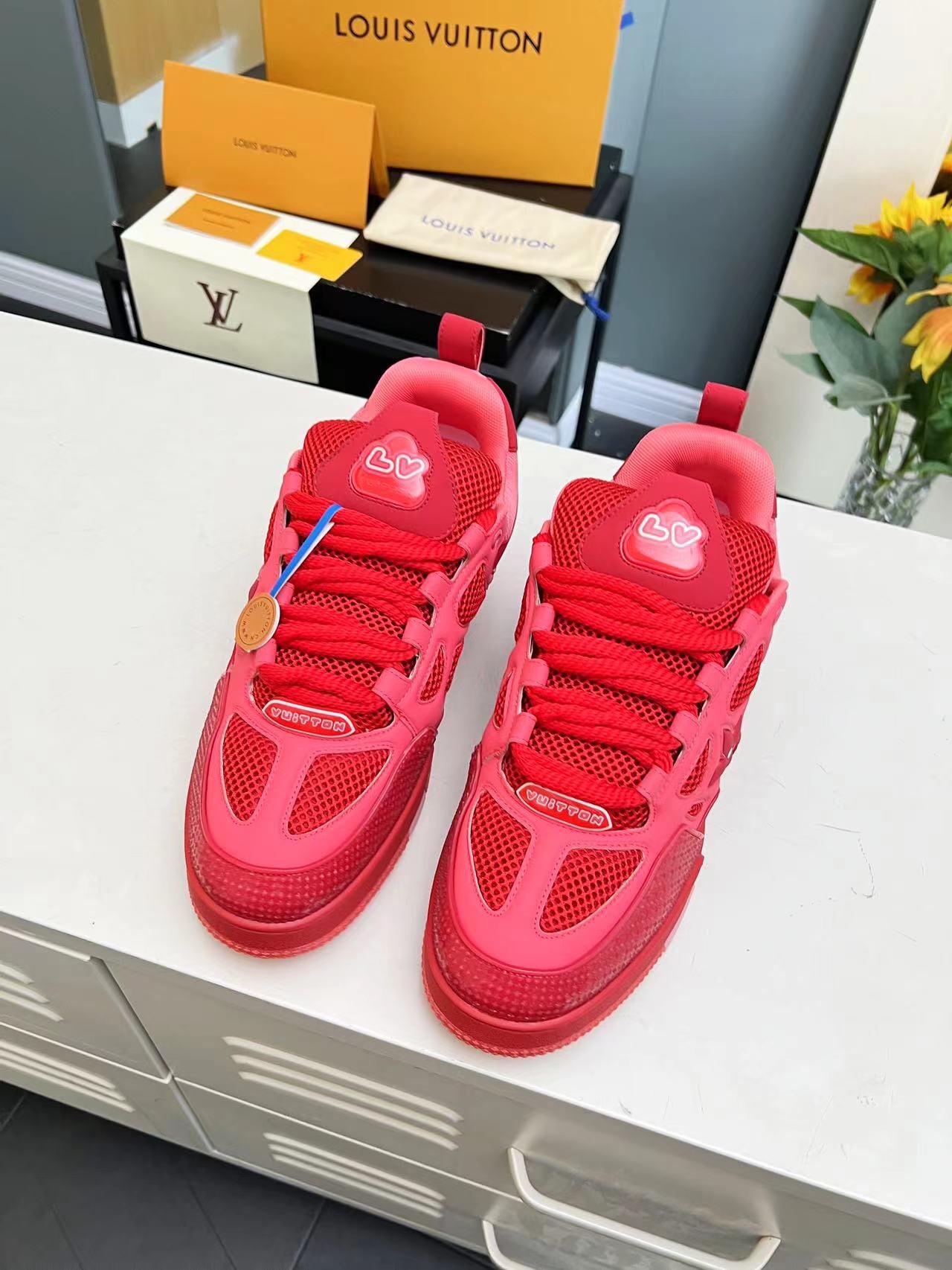 LV Skate Sneaker 'Red'