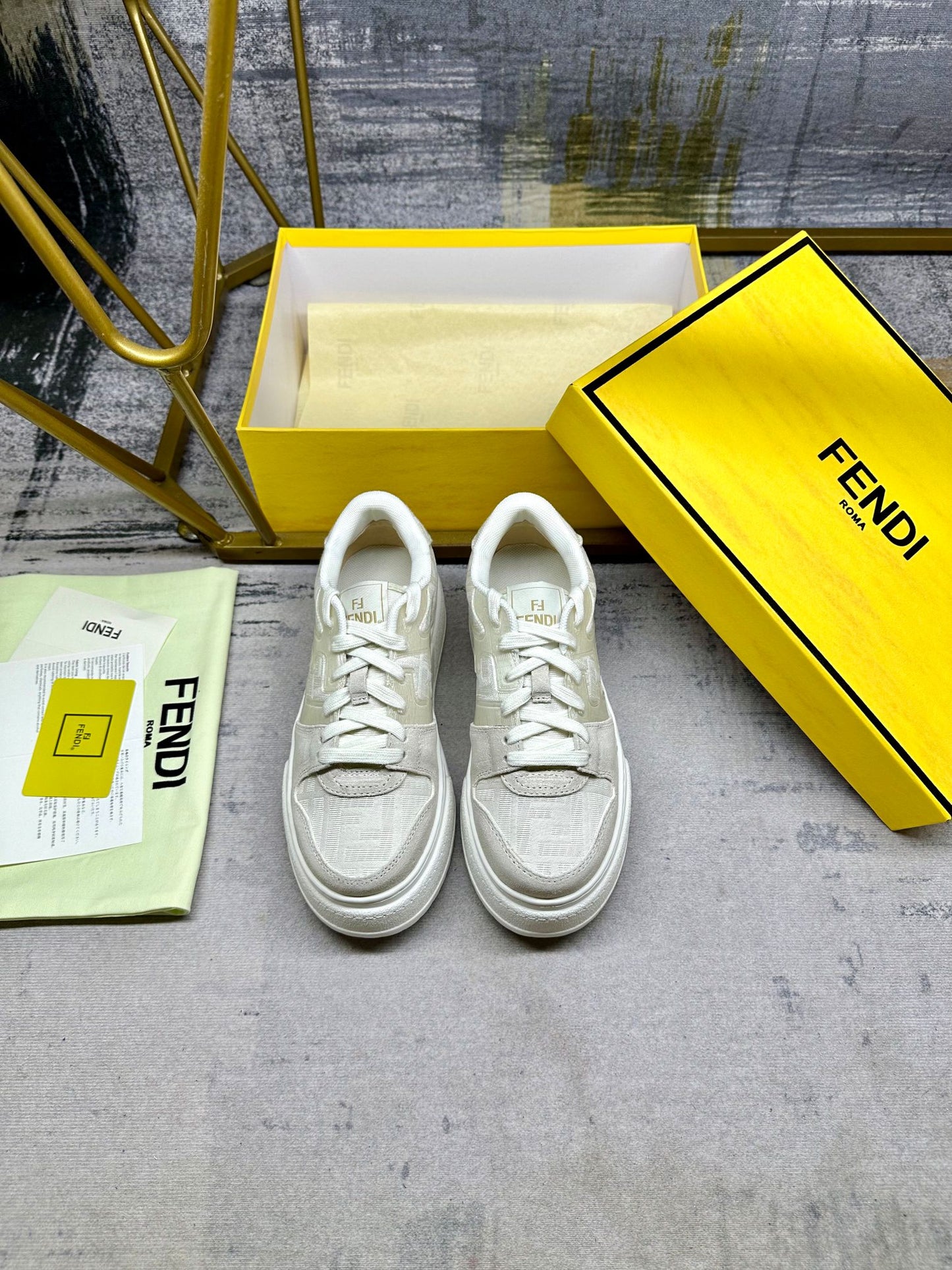Fendi Sneakers low 'Pure White'