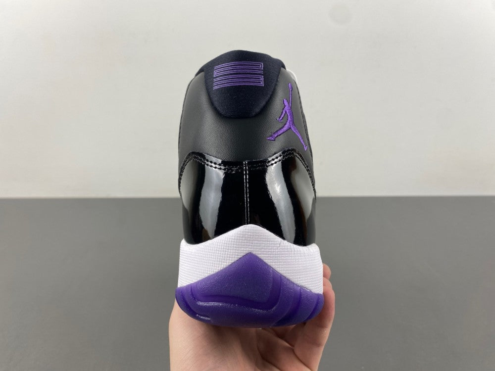 Air Jordan 11 'Concord White, Black, & Purple