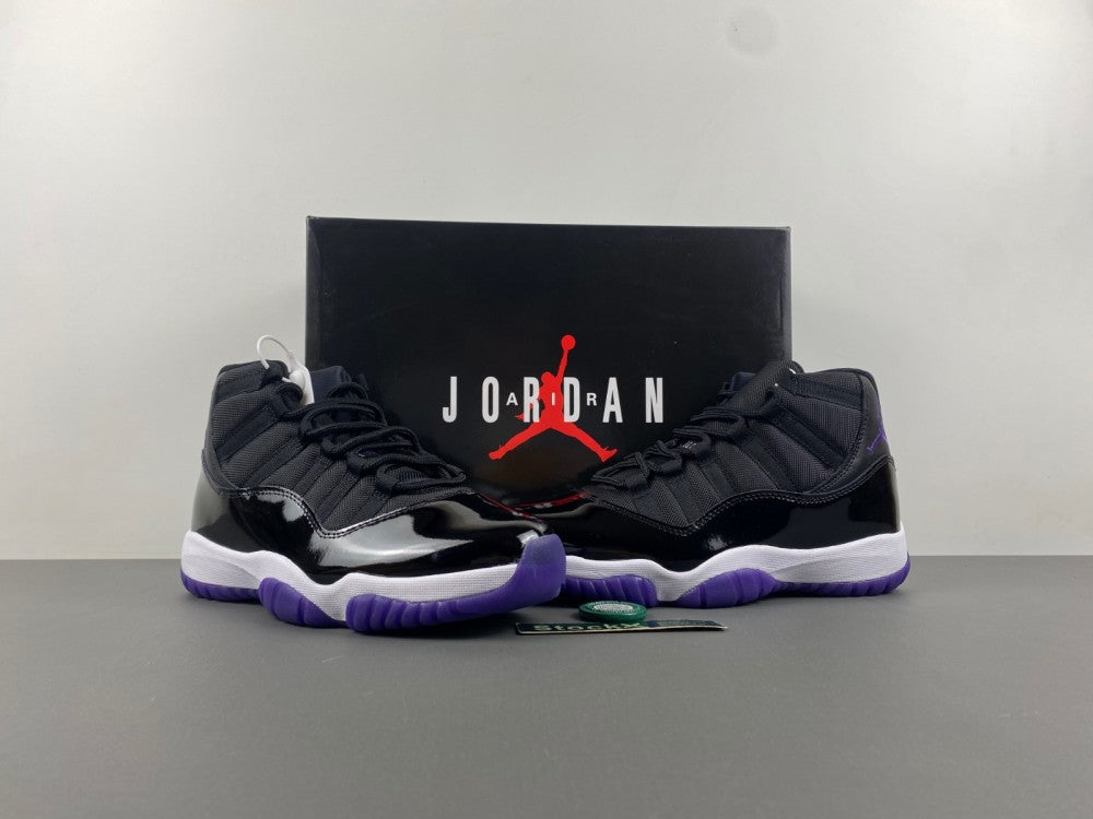 Air Jordan 11 'Concord White, Black, & Purple