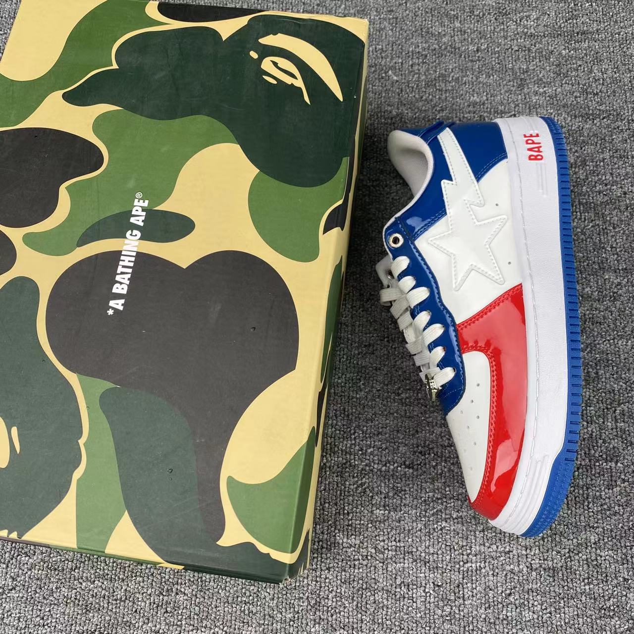 BapeStaToLow star style pure original version ape head classic 'Blue and red'