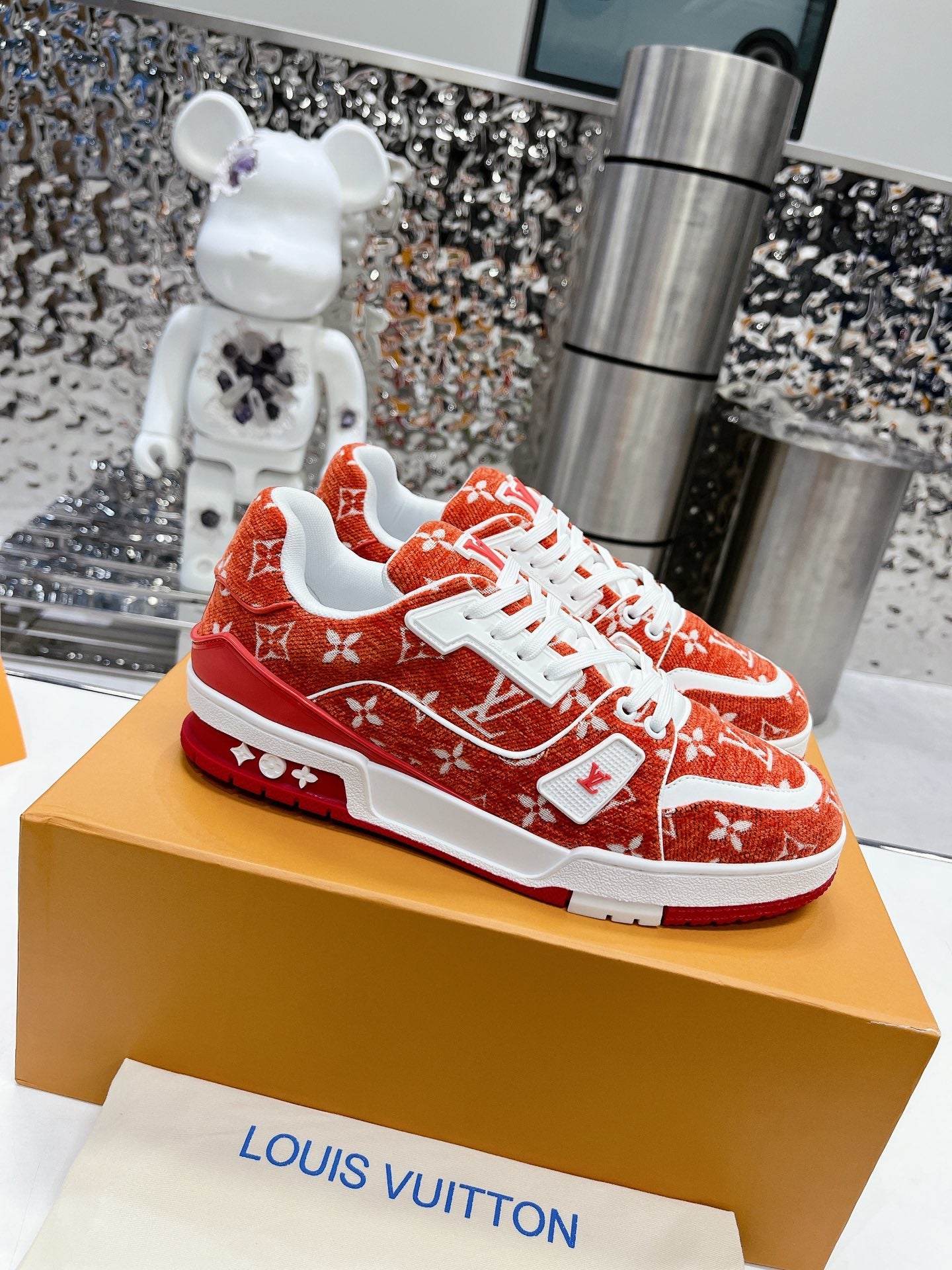 LV low trainer sneaker 'Red'