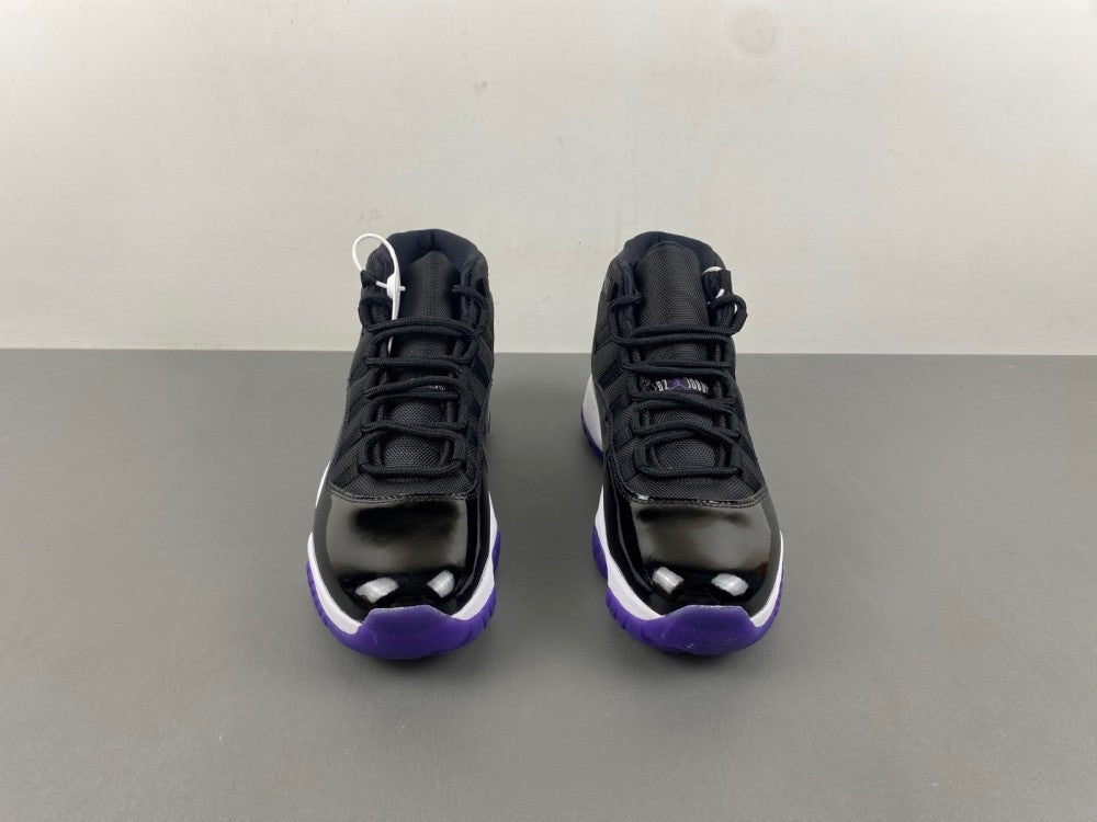 Air Jordan 11 'Concord White, Black, & Purple