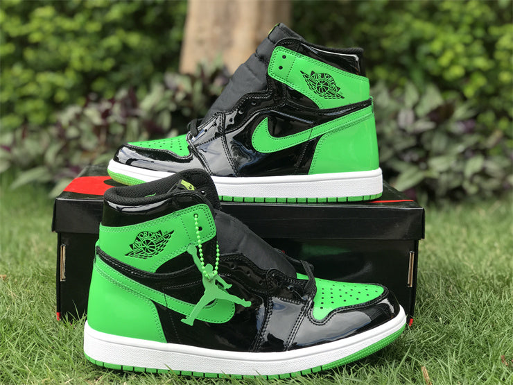 Air Jordan 1 Retro Patent Leather 'Black & Green'