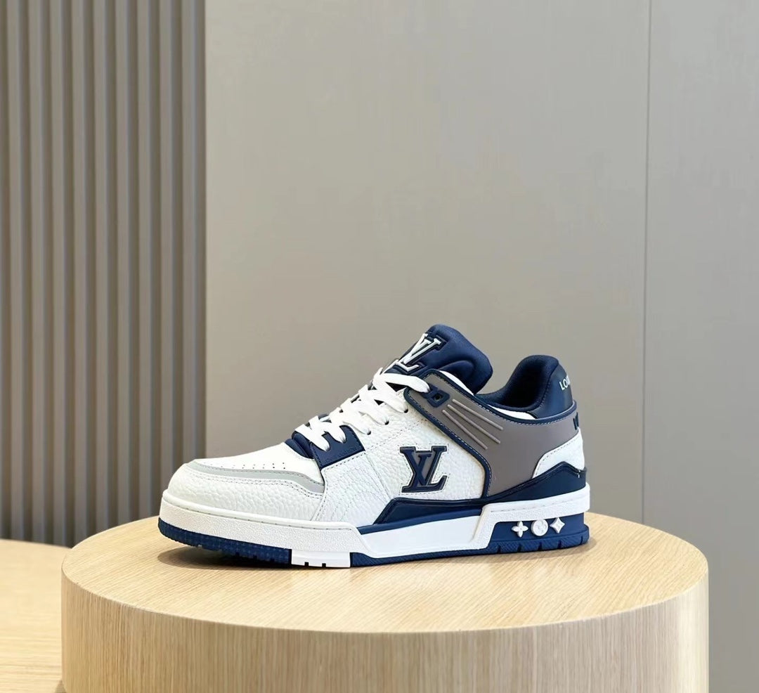 LV 2024 New Series Sports Shoe 'Blue and White'