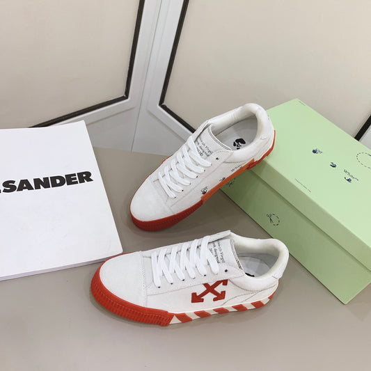 Off-White Low Vulcanized Sneaker 'White Orange’