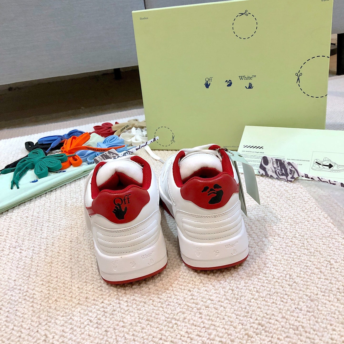 Off White Sneaker ‘White Red’