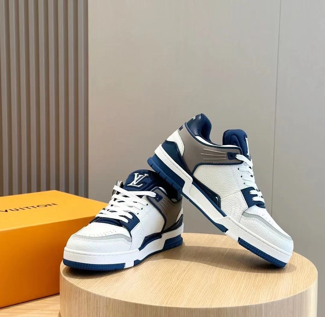 LV 2024 New Series Sports Shoe 'Blue and White'