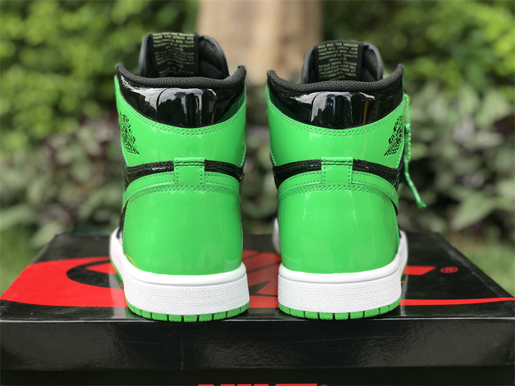Air Jordan 1 Retro Patent Leather 'Black & Green'