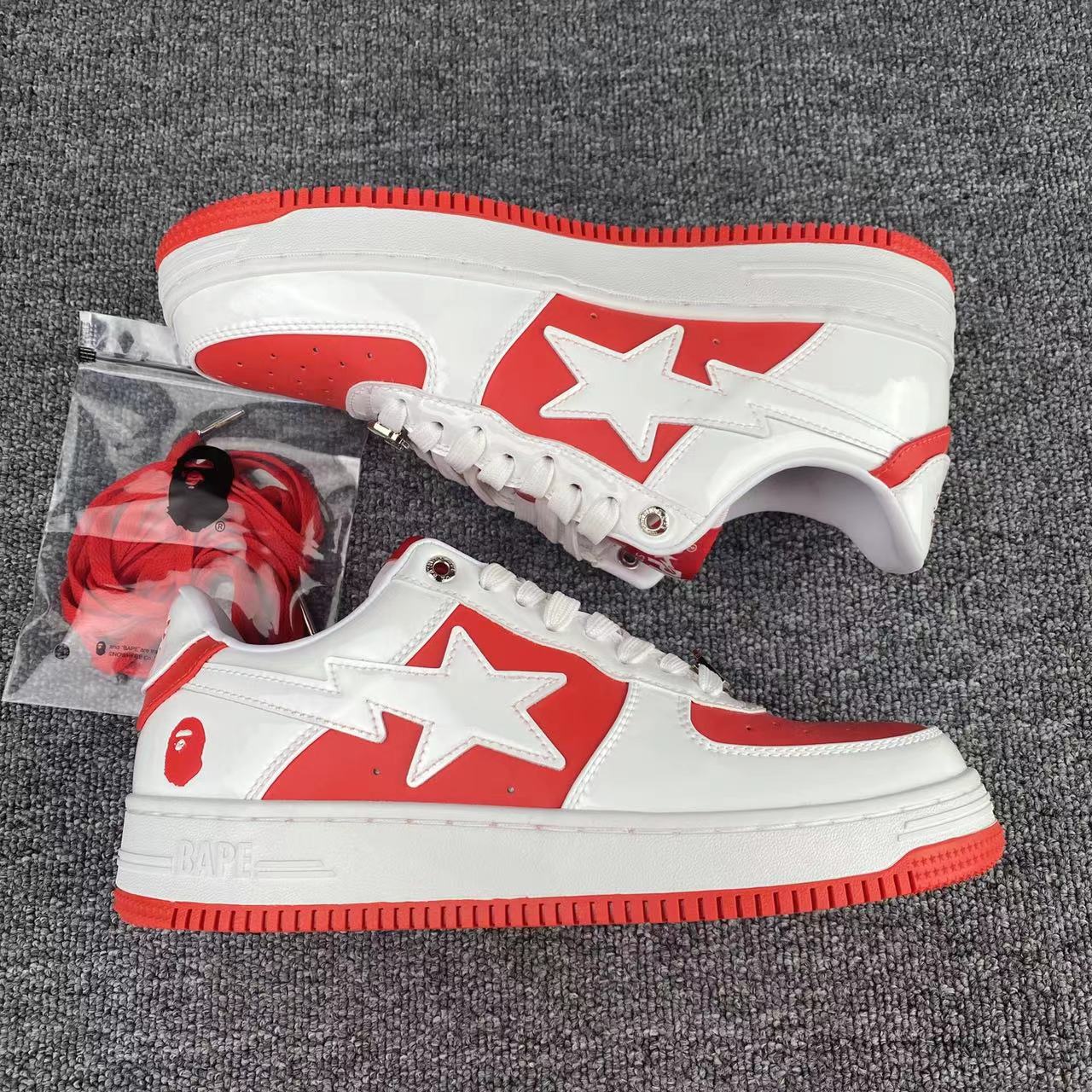 Bape Sta Taipei 15th Anniversary White and Red Color Classic