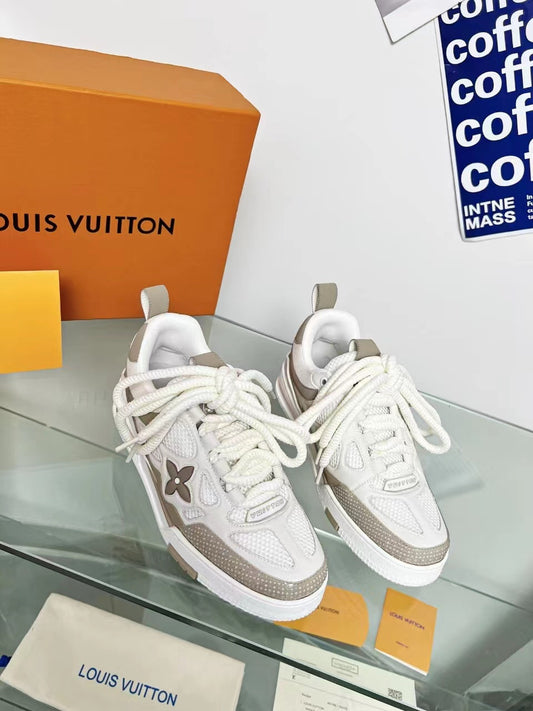 LV Skate Sneaker 'White and Brown'