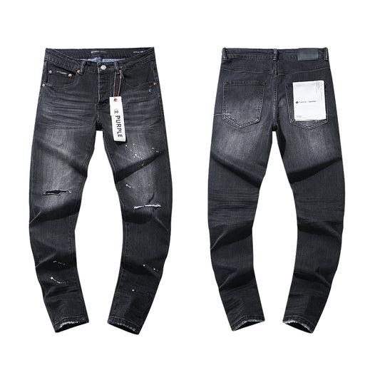 Purple Jeans (blk|white spotted) 2