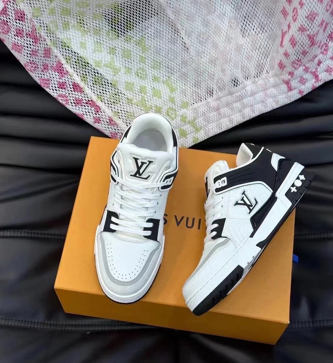 LV 2024 New Series Sports Shoe 'White & Black'