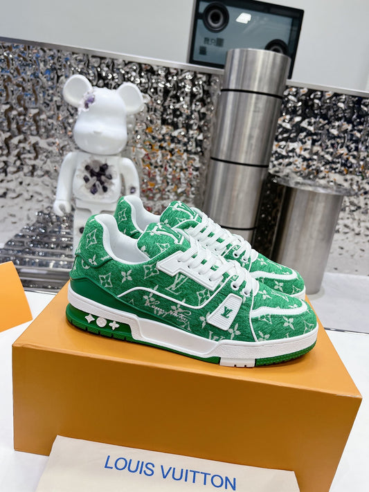 LV low trainer sneaker 'Green'