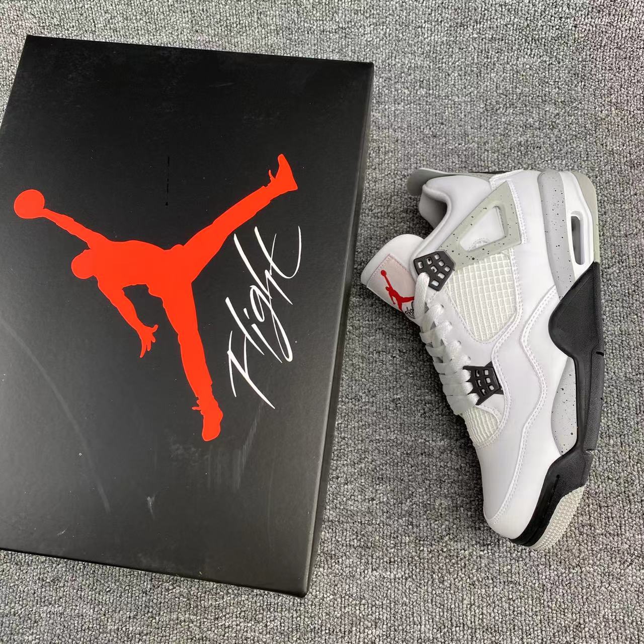 Air Jordan 4 Retro"White/Cement"