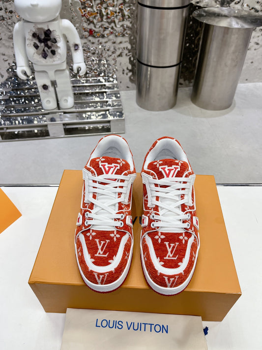 LV low trainer sneaker 'Red'
