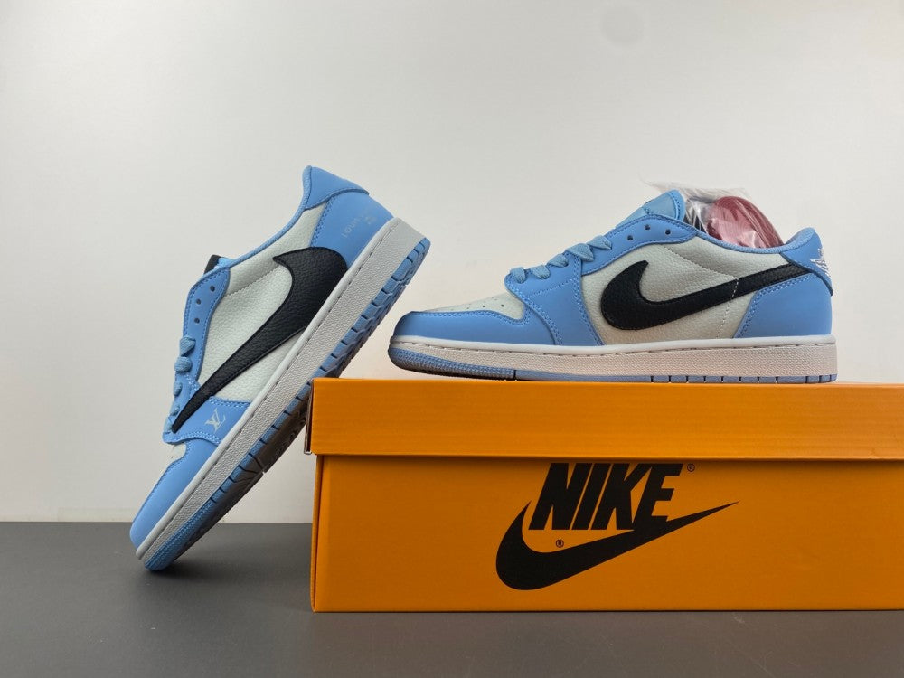 Travis Scott x LV x Air Jordan 1 low ‘University Blue’