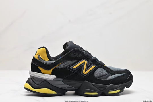 New Balance 9060 ‘Black suede yellow’
