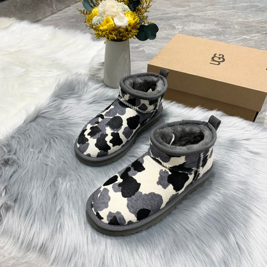 UGG classic cow print boots