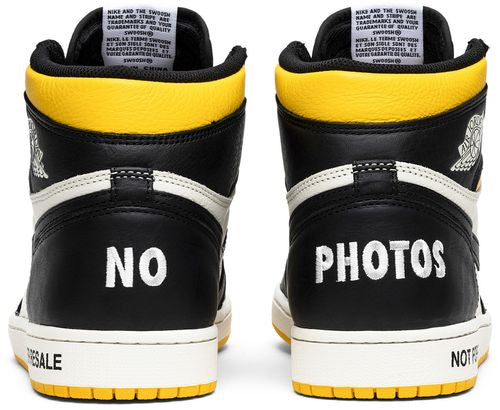 Air Jordan 1 ‘Not For Sale’ yellow