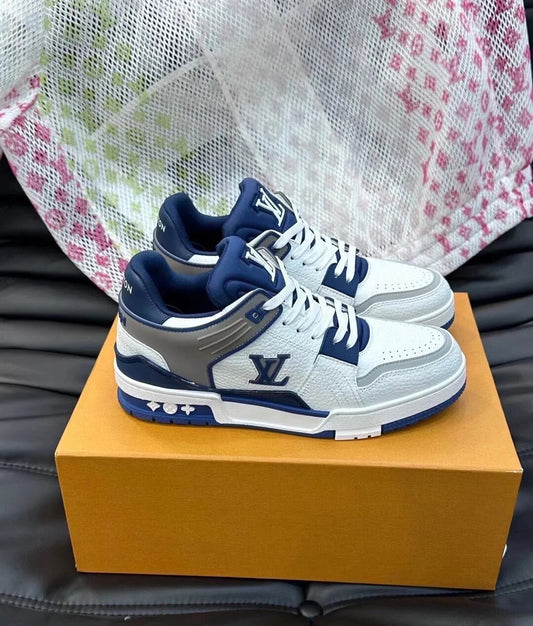 LV 2024 New Series Sports Shoe 'Blue and White'